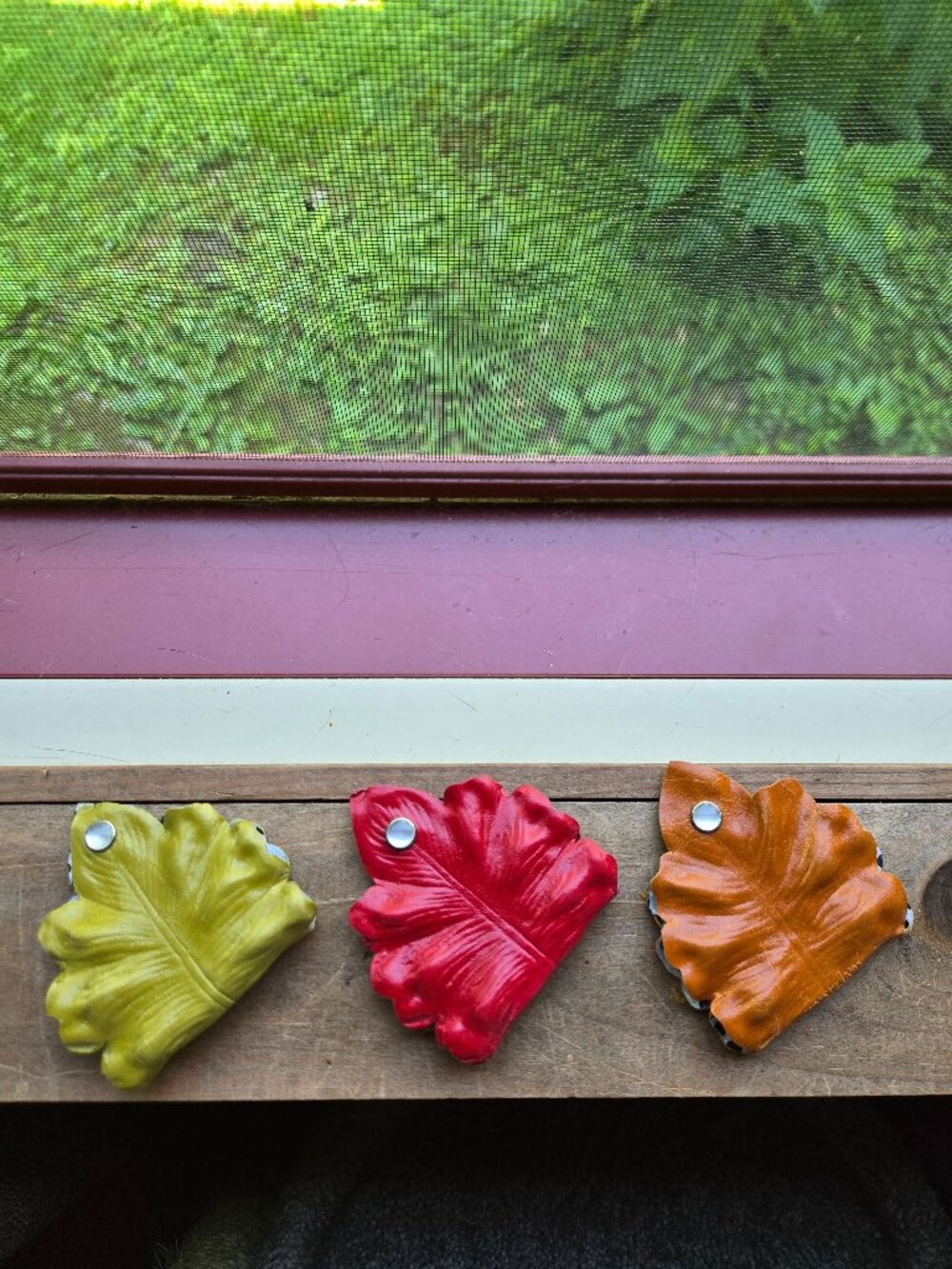 Adorable Set of 3 Crystalyn Kae Vegan Leather Tech Cord Organizers